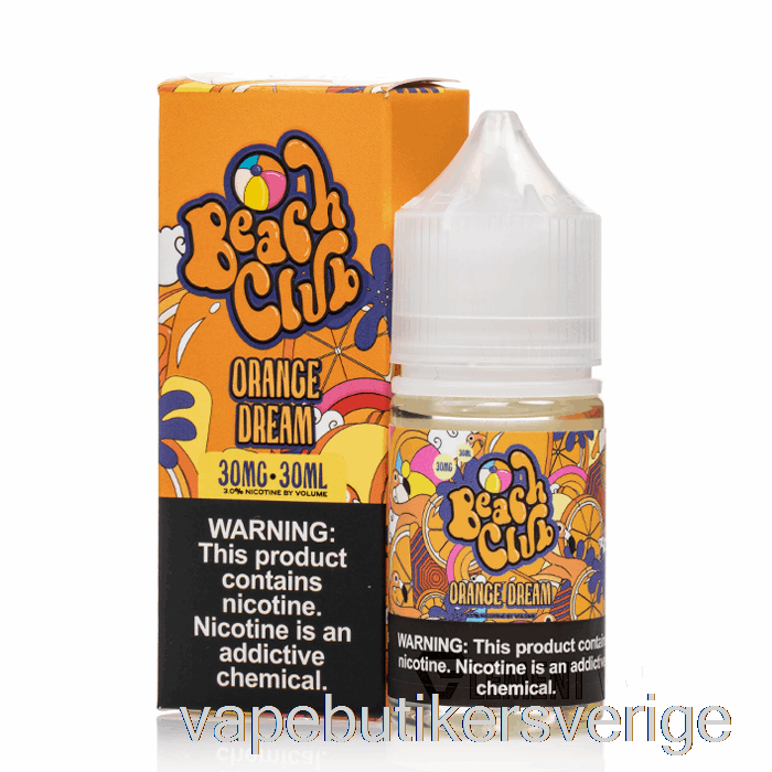 Vape Sverige Orange Dream - Beach Club Salter - 30ml 50mg
